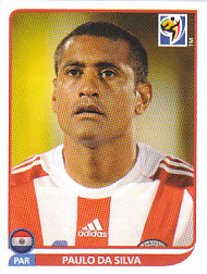 Paulo Da Silva Paraguay samolepka Panini World Cup 2010 #433